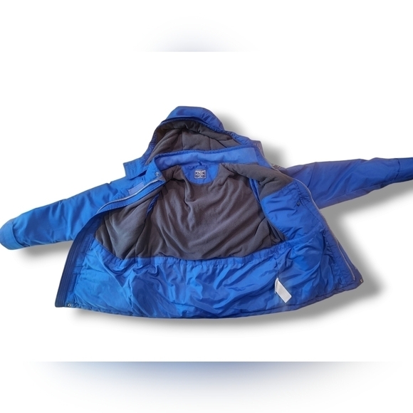 Abercrombie & Fitch Coat Jacket Mens Size Medium Blue Warm Winter - Picture 15 of 15